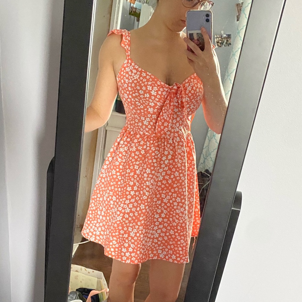 NWT Pink vanilla plant shake the feeling dress